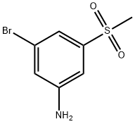 3-溴-5-甲硫基苯胺, 62606-00-2, 结构式