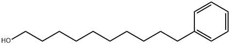 10-フェニルデカン-1-オール 化学構造式