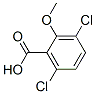 3,6-dichloro-2-methoxy-benzoic acid Struktur