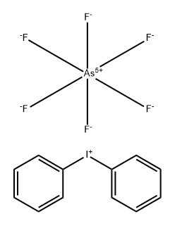 ジフェニルヨードニウムヘキサフルオロひ酸 化学構造式