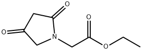ethyl 2,4-dioxopyrrolidine-1-acetate Struktur