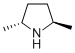 (2R,5R)-(-)-TRANS-2,5-DIMETHYLPYRROLIDINE Structure