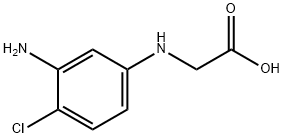 N-(3-amino-4-chlorophenyl)glycine Structure