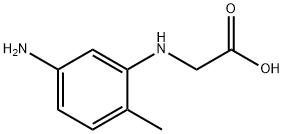 N-(2-methyl-5-aminophenyl)glycine Structure