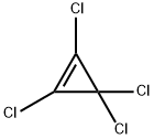 1,2,3,3-テトラクロロ-1-シクロプロペン 化学構造式