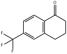 6-(Trifluoromethyl)-2,3,4-trihydronaphthalen-1-one Struktur