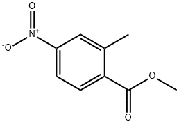 Methyl 2-Methyl-4-nitrobenzoate Struktur