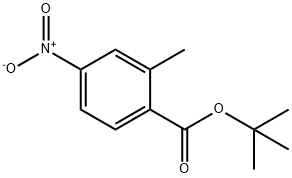 TERT-BUTYL 2-METHYL-4-NITROBENZOATE Struktur