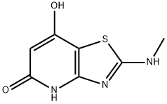 5-羟基-2-(甲基氨基)噻唑并[4,5-B]吡啶-7(4H)-酮, 626226-54-8, 结构式