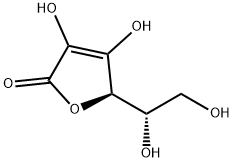 rac-(4R*,5S*)-2,3,4,5,6-ペンタヒドロキシ-2-ヘキセン酸1,4-ラクトン 化学構造式