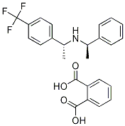 (R)-1-苯基-N - ((R)-1-(4-(三氟甲基)苯基)乙基)邻苯二甲酸乙胺, 626244-13-1, 结构式