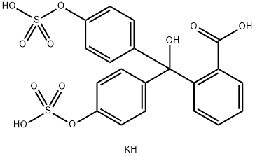 酚酞二硫酸三钾三水合物, 62625-16-5, 结构式