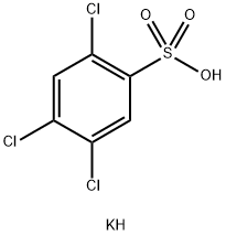 2,4,5-TRICHLOROBENZENESULFONIC ACID POTASSIUM SALT Struktur