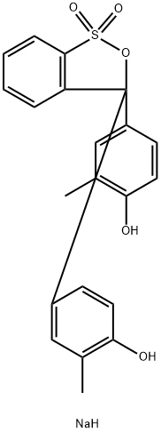 クレゾールレッド  化学構造式