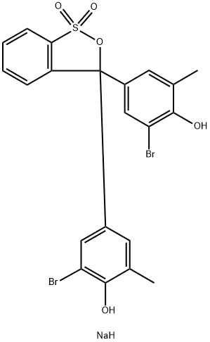 溴甲酚紫钠盐 结构式