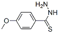 Benzenecarbothioic acid, 4-methoxy-, hydrazide (9CI) Structure