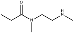 Propanamide, N-methyl-N-[2-(methylamino)ethyl]- (9CI) Struktur