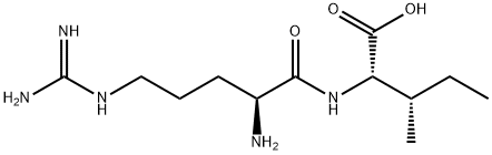 N-L-アルギニル-L-イソロイシン 化学構造式