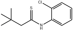 Butanethioamide,N-(2-chlorophenyl)-3,3-dimethyl- Structure