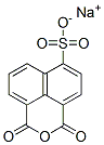 1,3-Dioxo-1H,3H-naphtho[1,8-cd]pyran-6-sulfonic acid sodium salt Struktur