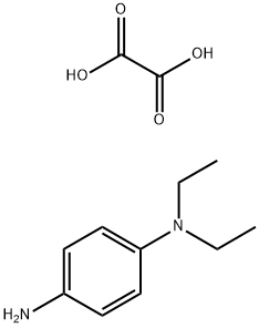 N,N-ジエチル-1,4-ベンゼンジアミン·0.5(エタン二酸) 化学構造式