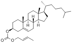 CHOLESTERYL CROTYLCARBONATE Structure