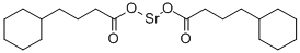 ビス(シクロヘキサンブタン酸)ストロンチウム 化学構造式