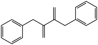 2,3-ジベンジル-1,3-ブタジエン 化学構造式