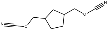 Cyanic acid, 1,3-cyclopentanediylbis(methylene) ester (9CI) Struktur