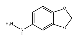 BENZO[1,3]DIOXOL-5-YL-HYDRAZINE Struktur