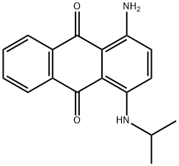 1-amino-4-[(1-methylethyl)amino]anthraquinone  Structure