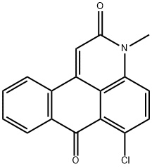 6-chloro-3-methyl-3H-naphtho[1,2,3-de]quinoline-2,7-dione Structure