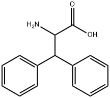 2-AMINO-3,3-DIPHENYL-PROPIONIC ACID 化学構造式