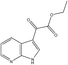 1H-Pyrrolo[2,3-b]pyridine-3-acetic acid, a-oxo-, ethyl ester Structure