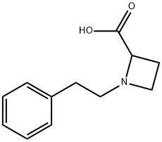 1-(2-PHENYLETHYL)-2-AZETIDINECARBOXYLIC ACID Struktur