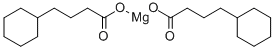 ビス(シクロヘキサンブタン酸)マグネシウム 化学構造式