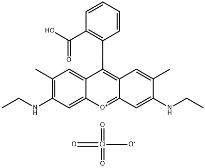 ローダミン19過塩素酸塩 化学構造式