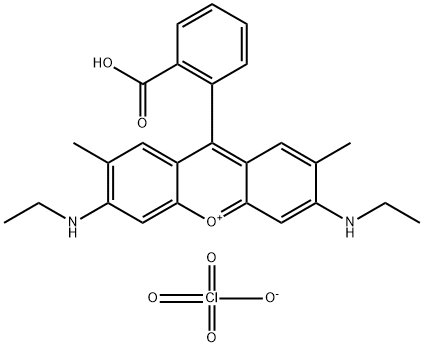 RHODAMINE 19 PERCHLORATE Struktur