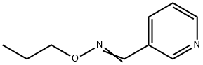 3-ピリジンカルボアルデヒドO-プロピルオキシム 化学構造式