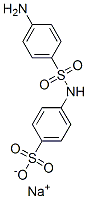 4-[[(4-アミノフェニル)スルホニル]アミノ]ベンゼンスルホン酸ナトリウム 化学構造式