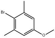 2-ブロモ-5-メトキシ-1,3-ジメチルベンゼン 化学構造式