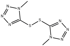 5,5'-dithiobis(1-methyltetrazole) Struktur