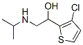 1-(3-Chloro-2-thienyl)-2-isopropylaminoethanol Struktur