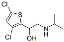 1-(3,5-ジクロロ-2-チエニル)-2-イソプロピルアミノエタノール 化学構造式
