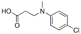 3-[(4-CHLOROPHENYL)(METHYL)AMINO]PROPANOIC ACID Struktur