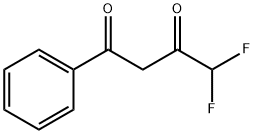 4,4-二氟-1-苯基-1,3-丁二酮 结构式