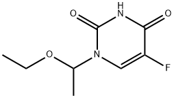 1-(1-Ethoxyethyl)-5-fluorouracil Struktur