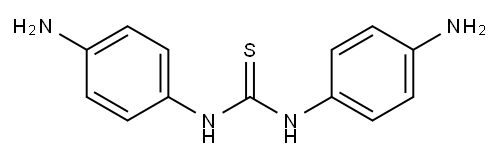 1,3-双(4-氨基苯基)硫脲, 6268-26-4, 结构式