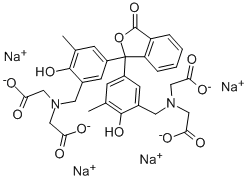 O-CRESOLPHTHALEIN COMPLEXONE TETRASODIUM SALT Structure