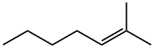 2-METHYL-2-HEPTENE Struktur